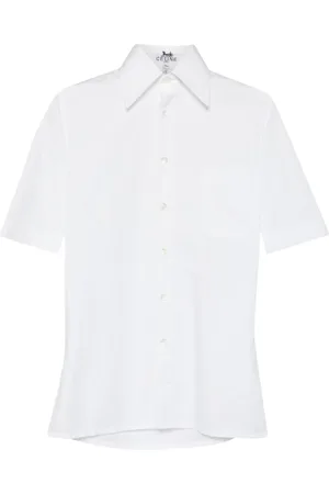 Céline Camisa con botones ocultos
