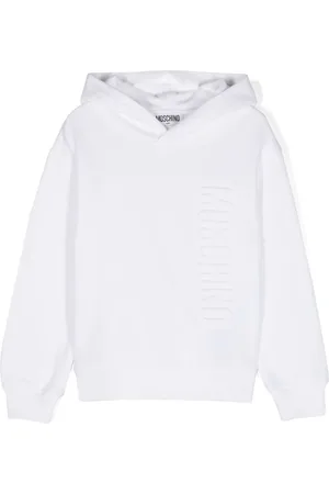 Moschino Sudadera con capucha y logo en relieve