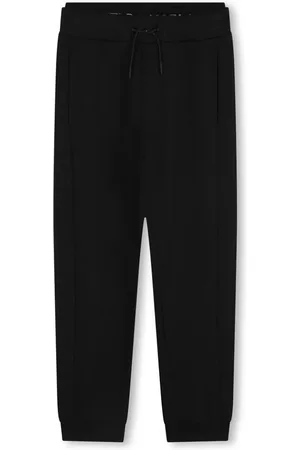 Karl Lagerfeld Pantalones de chándal con franja del logo