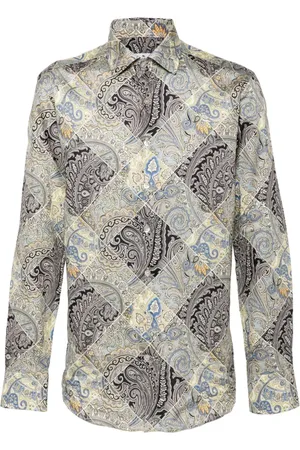 Etro Camisa con estampado de cachemira