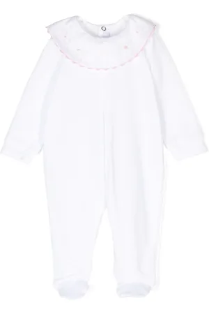 SIOLA Pijama con cuello bordado
