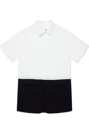 Maison Margiela Vestido de dos tonos