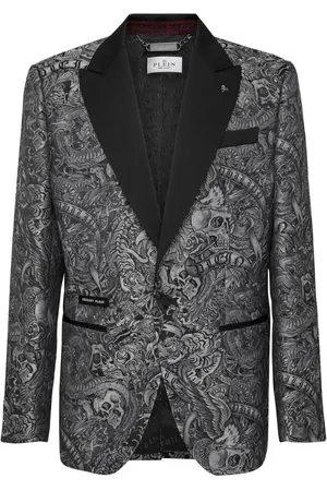 Philipp Plein Blazer con tatuaje estampado