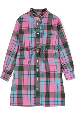 Msgm Vestido camisero con logo bordado