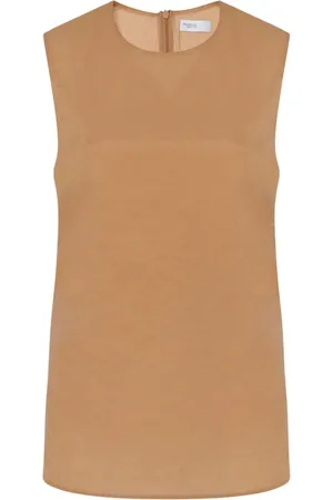 ROSETTA GETTY Top sin mangas con cuello redondo