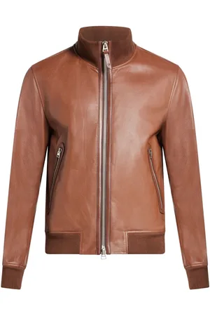 Tom Ford Chaqueta bómber con borde de canalé