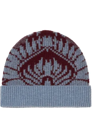 Etro Gorro de punto de intarsia