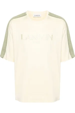Lanvin Camiseta con logo bordado