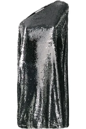 Stella McCartney Vestido con lentejuelas y una sola manga