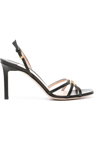 Tom Ford Sandalias con placa del logo y tacón de 90 mm