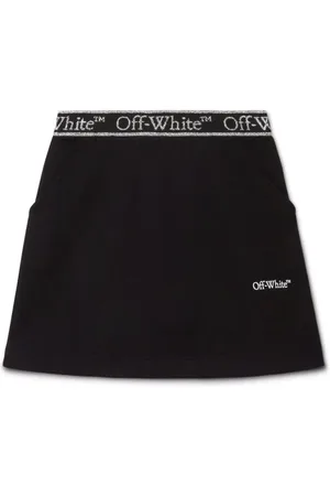 OFF-WHITE Falda Bookish con logo en la cintura