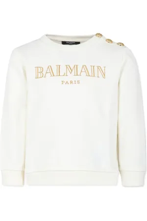Balmain Sudadera con logo bordado