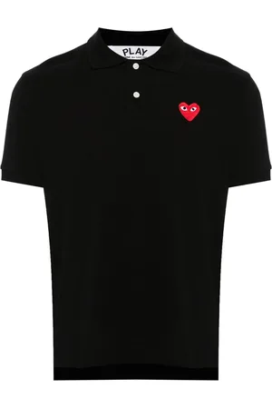 Comme des Garçons Polo con parche de corazón