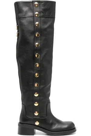 Moschino Botas altas con tacón de 50 mm