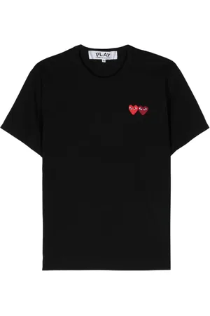 Comme des Garçons Camiseta con parche de corazón