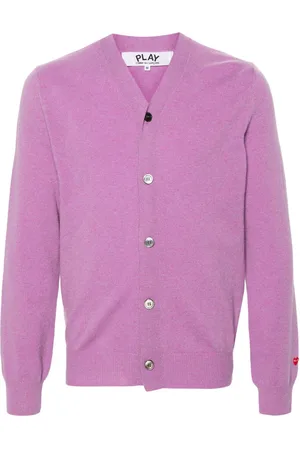 Comme des Garçons Cárdigan con parche de corazón