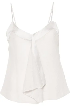 Emporio Armani Top con volantes