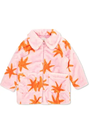 Stella McCartney Abrigo con motivo Leaf