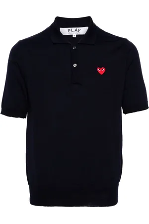 Comme des Garçons Polo con parche de corazón