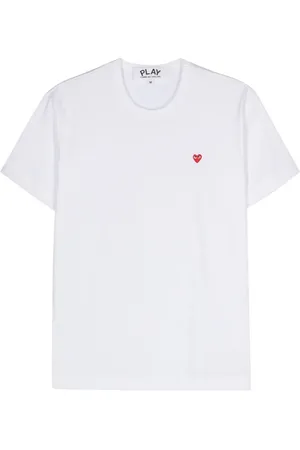 Comme des Garçons Camiseta con parche de corazón