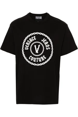 VERSACE Camiseta con logo en relieve