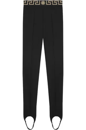 VERSACE Leggins Greca Border estilo fuseau