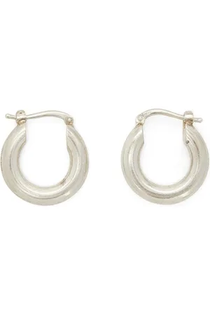 Jil Sander Pendientes de aro con diseño esculpido