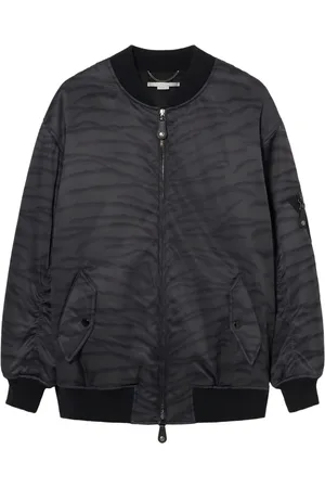 Stella McCartney Chaqueta bómber con tigre estampado
