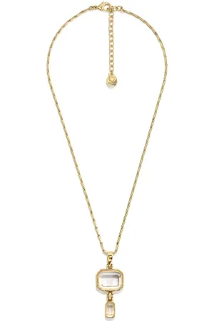 Goossens Collar con colgante bañado en oro de 24 ct