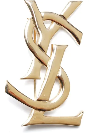 Saint Laurent Broche con logo YSL