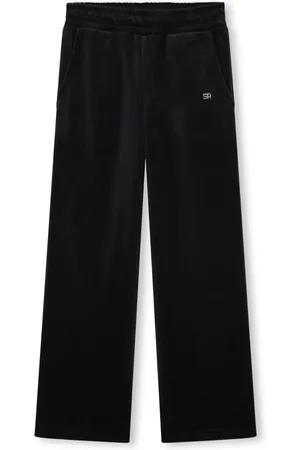 Sonia Rykiel Enfant Pantalones de chándal con logo de strass