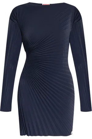 Kenzo Vestido plisado con manga larga