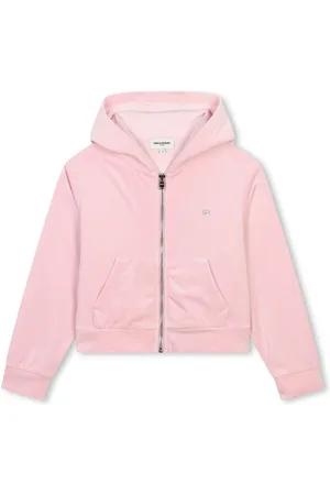 Sonia Rykiel Enfant Sudadera con capucha y logo de strass