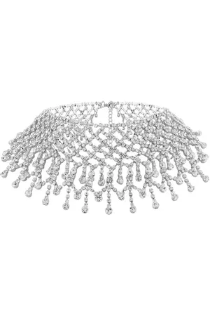 Hzmer Jewelry Collar con aplique de cristales