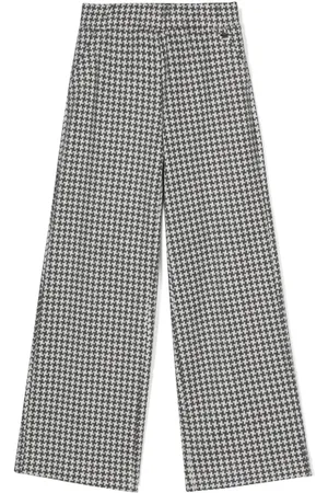 MONNALISA Pantalones rectos con motivo geométrico