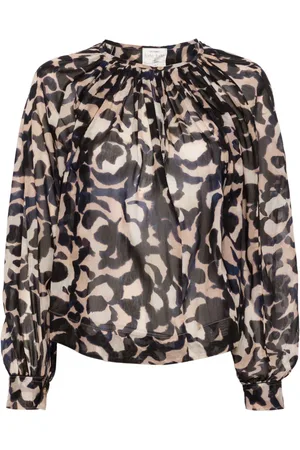 FORTE FORTE Blusa con estampado abstracto