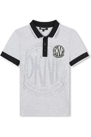 DKNY Polo con parche del logo