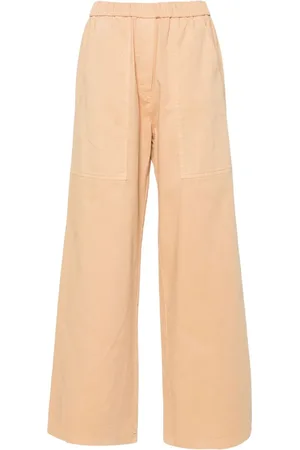 FORTE FORTE Pantalones palazzo con cinturilla elástica
