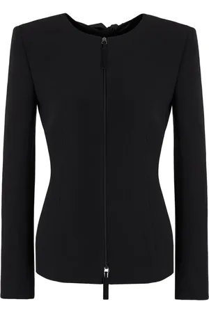 Giorgio Armani Chaqueta con cremallera y lazo