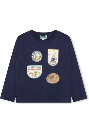 Kenzo Camiseta con aplique del logo
