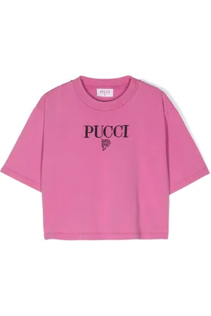PUCCI Junior Camiseta con logo bordado
