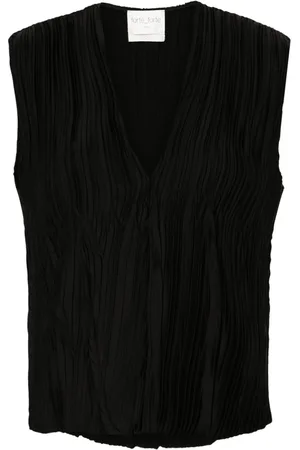 FORTE FORTE Blusa sin mangas plisada