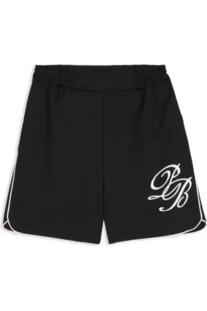 Balmain Bermudas con logo estampado