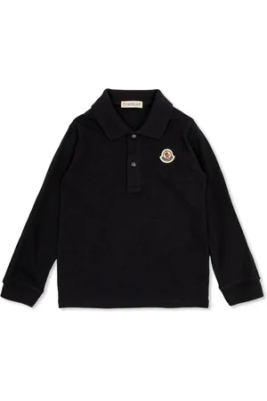 Moncler Polo con ribete tricolor