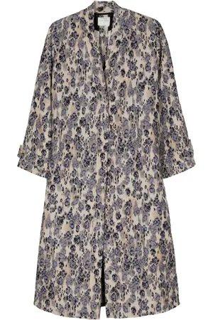 FORTE FORTE Abrigo largo con estampado en jacquard