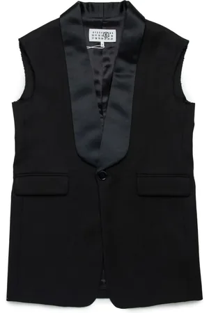 Maison Margiela Chaleco con solapas en contraste