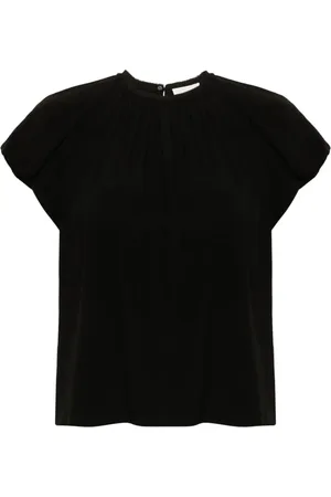 ULLA JOHNSON Blusa Astra de manga corta