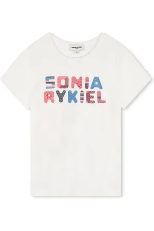 Sonia Rykiel Enfant Camiseta con logo estampado