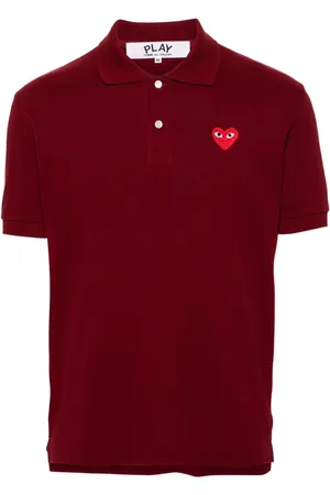 Comme des Garçons Polo con parche de corazón