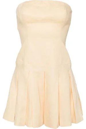 Reformation Vestido palabra de honor Isabeli